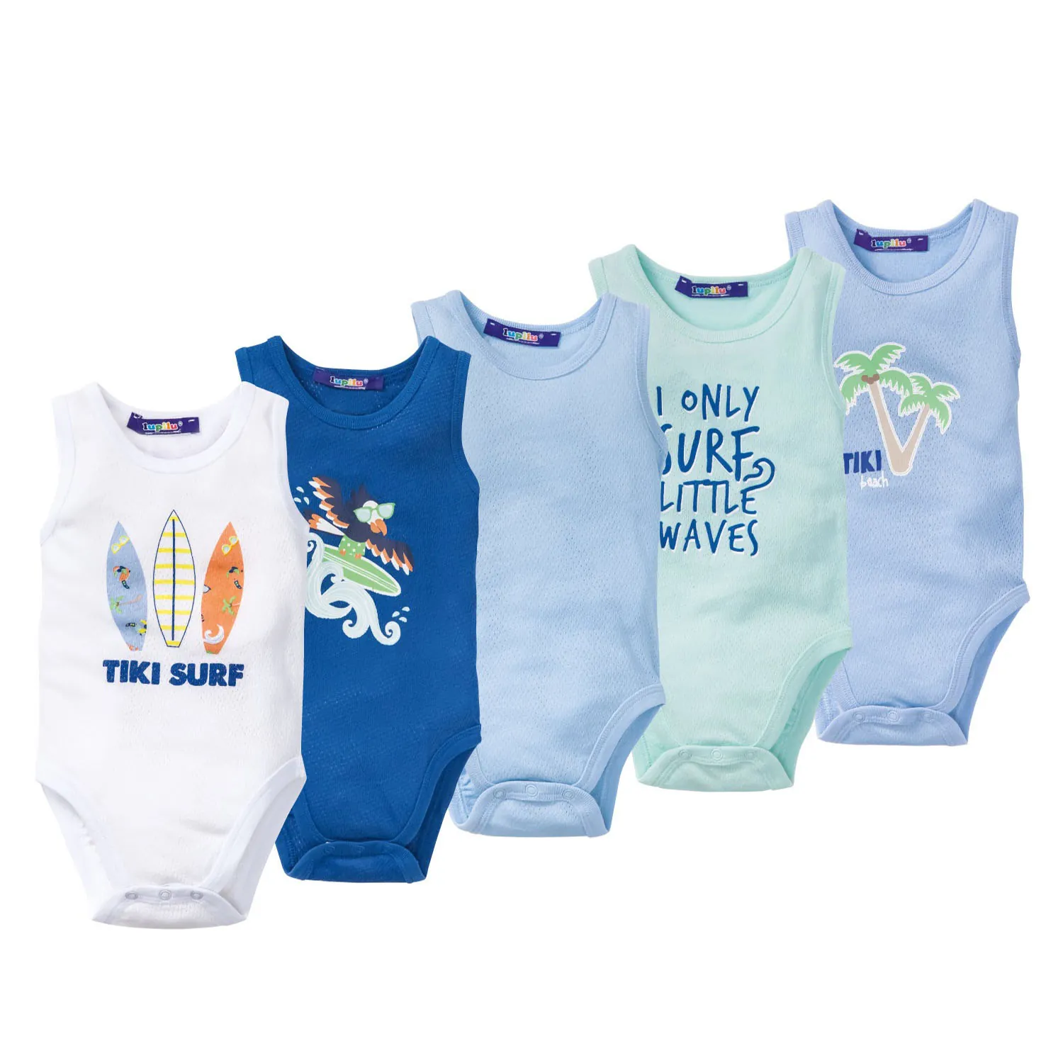 بادی نوزادی پسرانه لوپیلو کد 4492 مجموعه 5 عددی