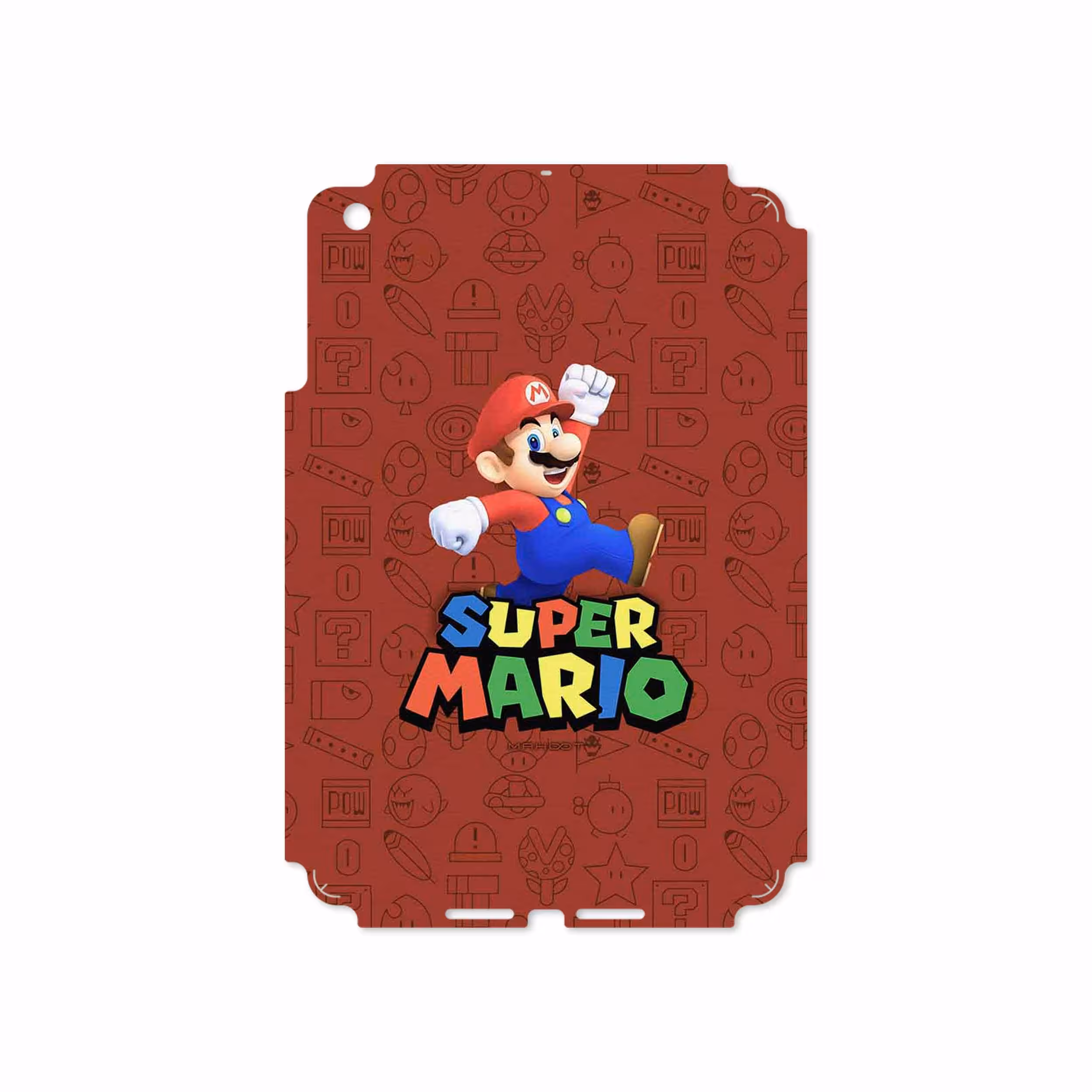 برچسب پوششی ماهوت مدل Super-Mario-Game مناسب برای تبلت اپل iPad mini 2012 A1455