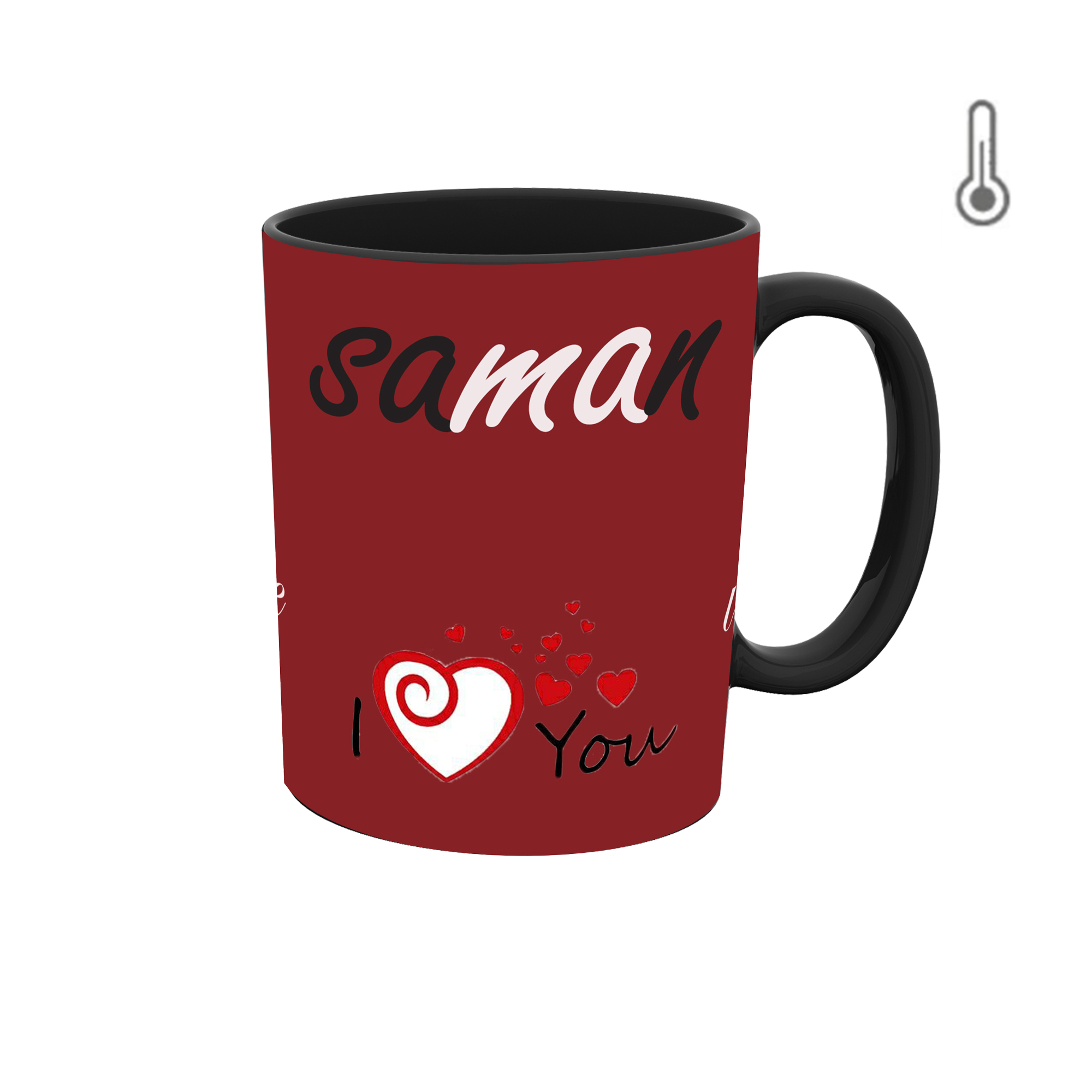 ماگ حرارتی طرح اسم سامان