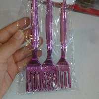 چنگال متالایز بنفش 12 عددی 