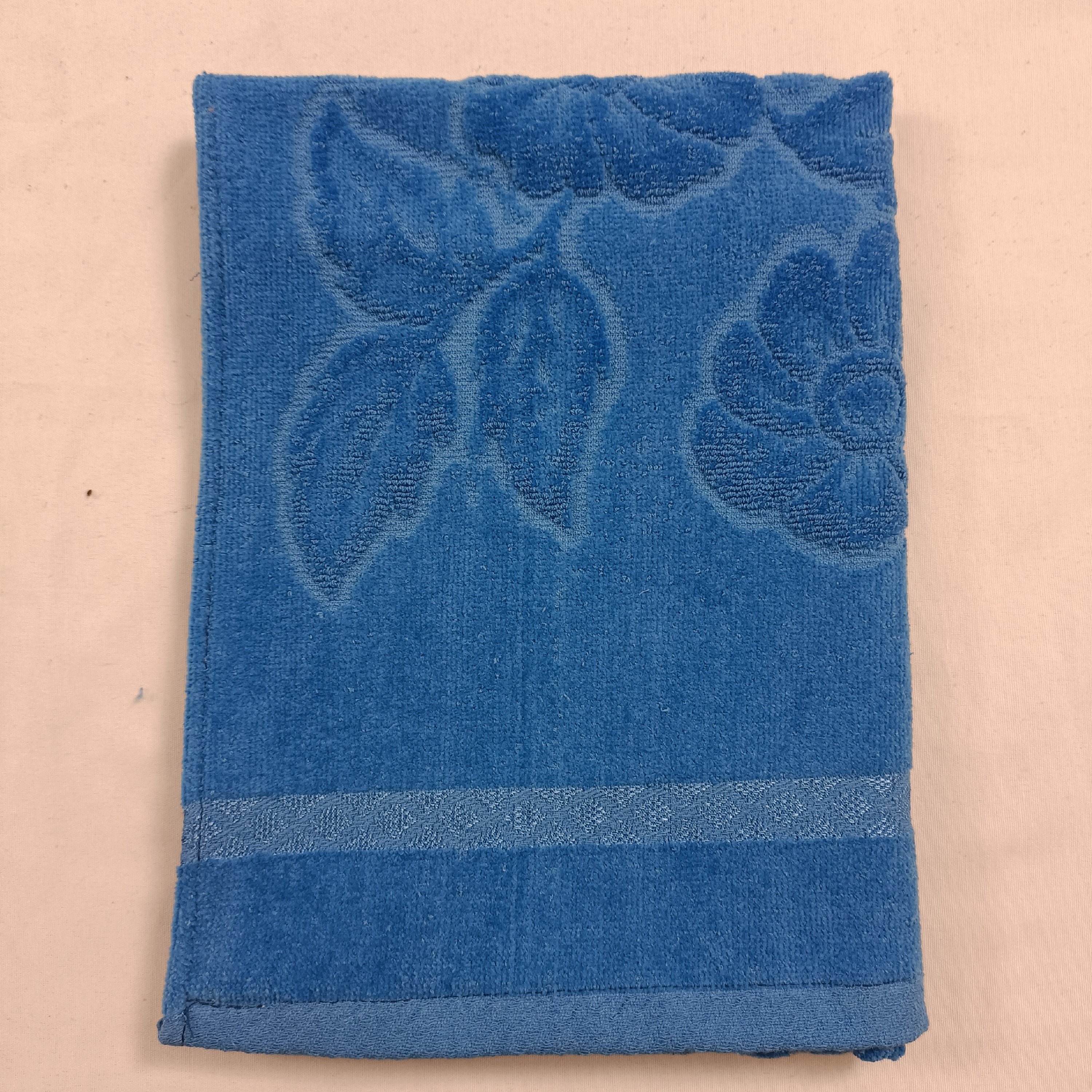 حوله دستی مدل گل رز سایز  40 در 78 سانتیمتر  کد 04