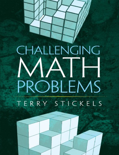 خرید و دانلود نسخه کامل کتاب Stickels Terry Challenging Math Problems Dover Publications (2015)