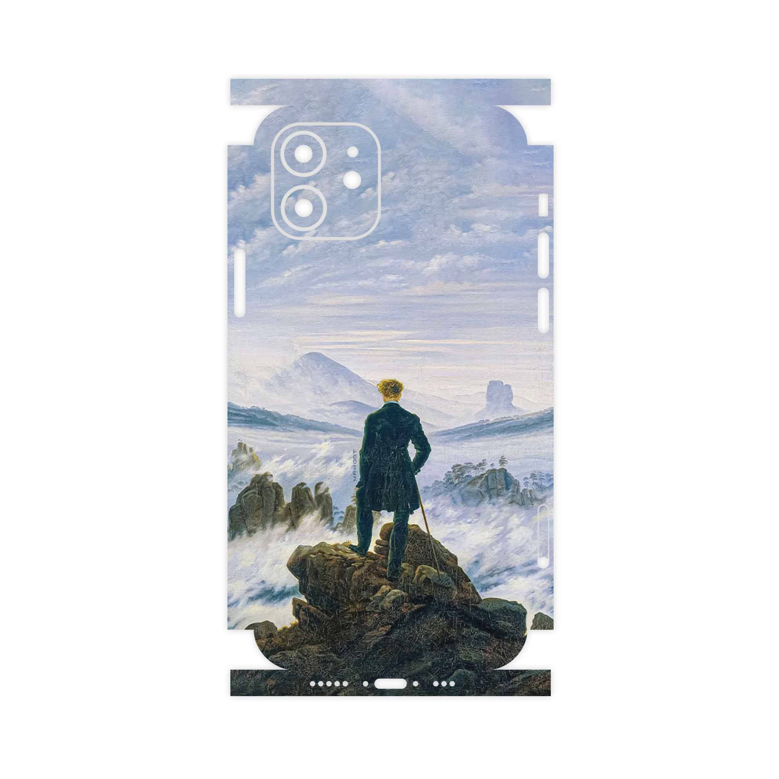 برچسب پوششی ماهوت مدل Wanderer above the Sea of Fog-FullSkin مناسب برای گوشی موبایل اپل iPhone 12
