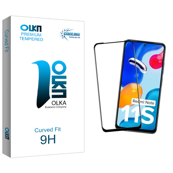محافظ صفحه نمایش شیشه ای کولینگ مدل Olka  مناسب برای گوشی موبایل شیائومی redmi note 11 s | کالا برتری