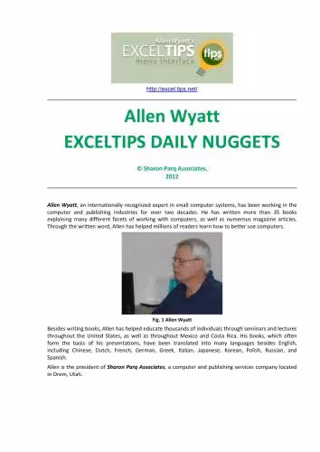 خرید و دانلود نسخه کامل کتاب Exceltips Daily Nuggets