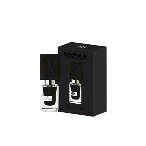 عطر ادکلن مردانه ناسوماتو بلک افغان فراگرنس ورد مارکویی کالکشن کد 121 (Fragrance world Marque Black Afgano) حجم 25 میل