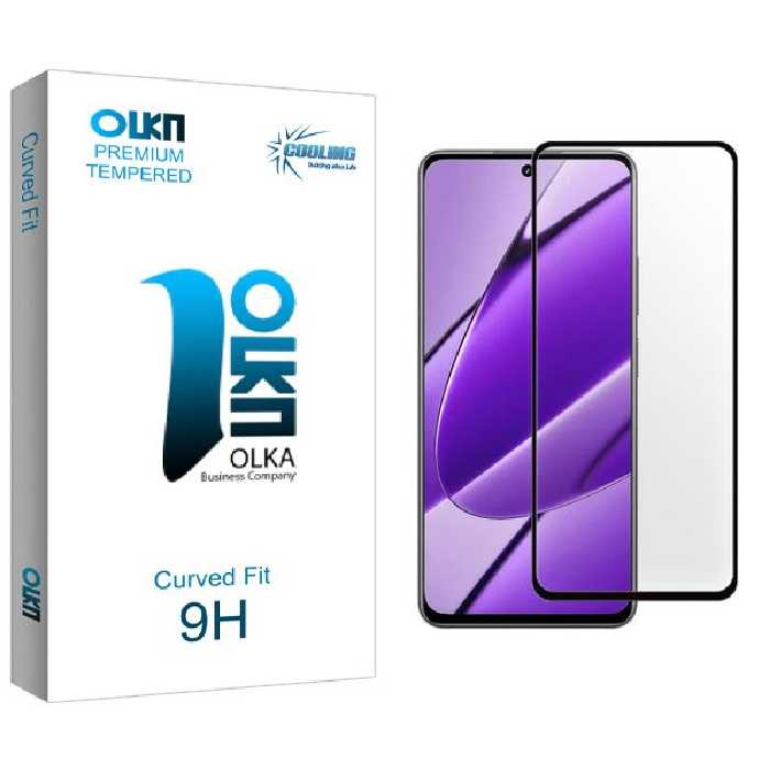 محافظ صفحه نمایش شیشه ای کولینگ مدل Olka مناسب برای گوشی موبایل ریلمی C55 | کالا برتری