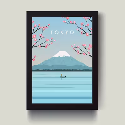 تابلو مدل مینیمال TOKYO کدS2916-b