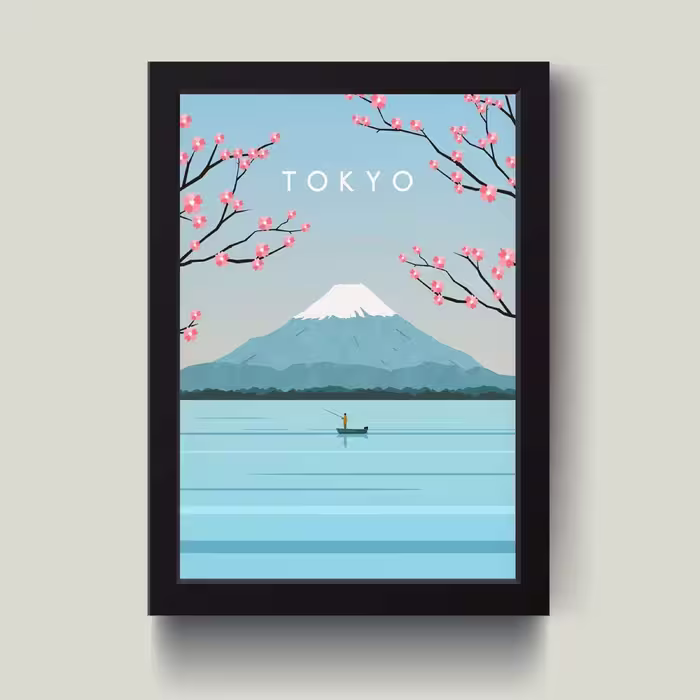 تابلو مدل مینیمال TOKYO کدS2916-b