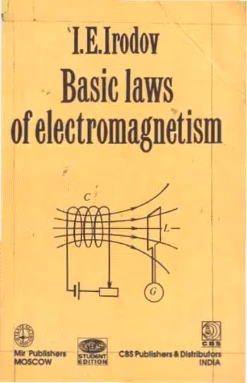 󾕇 دانلود کتاب Basic Laws Of Electromagnetism, 1986 - دانلود کتاب های دانشگاهی