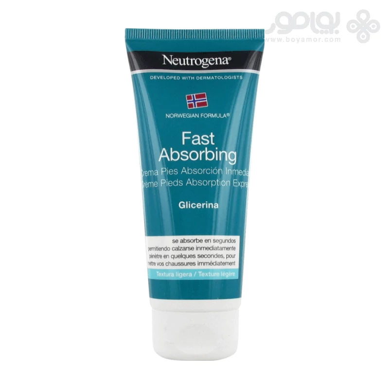 کرم پا نوتروژینا مدل FAST ABSOBING حجم 100 میل