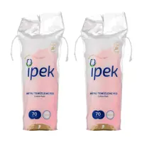 پد پاک کننده آرایش صورت ایپک مدل Cotton مجموعه 2 عددی