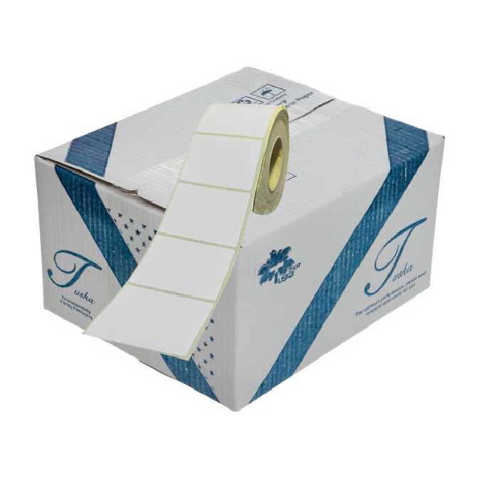 برچسب پرینتر لیبل زن توسکا مدل T-1R- 40x50 بسته 18 عددی