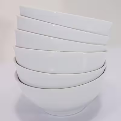 کاسه شرکت صنایع چینی تقدیس  مدل کلاسیک ساده بسته 6 عددی