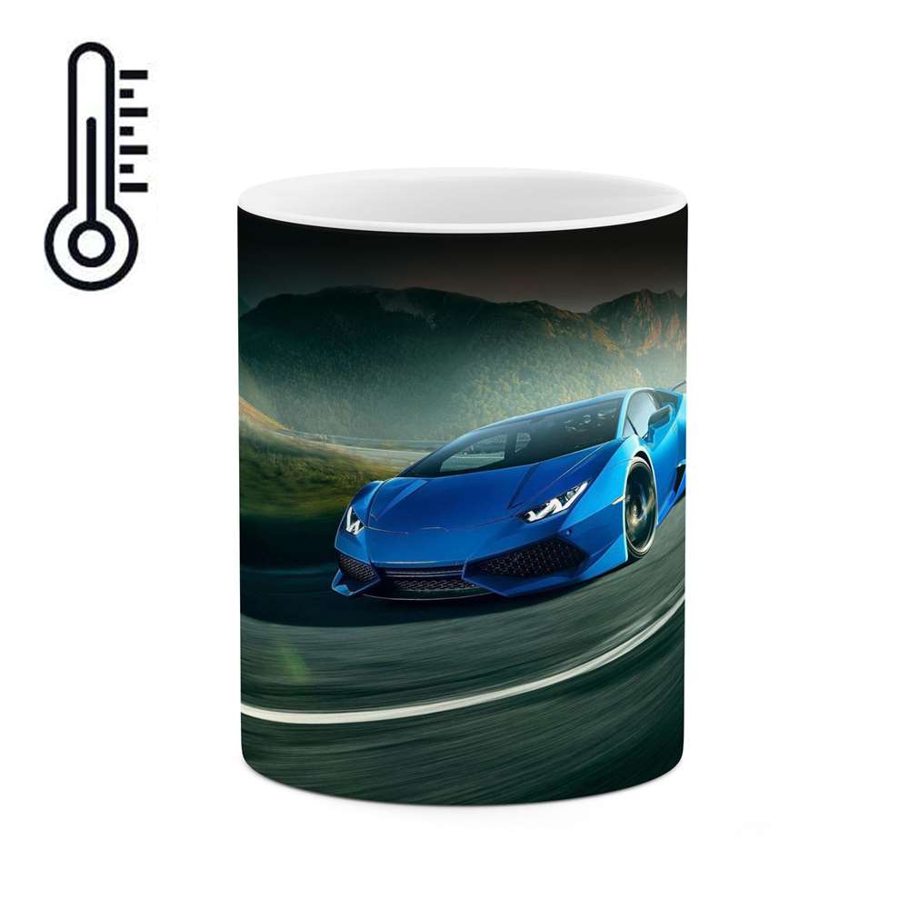 ماگ حرارتی طرح ماشین lamborghini huracan مدل mgph15571