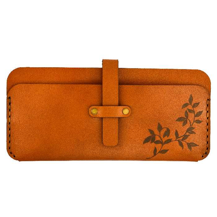   کیف موبایل چرم بلوط مدل  PH01 F plus مناسب برای گوشی موبایل تا سایز 7 اینچ