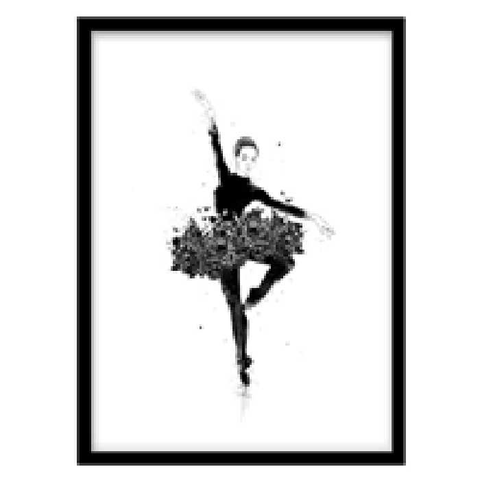 قیمت و خرید تابلو دکوراتیو مدل نقاشی آبرنگ بالرین کد 1880