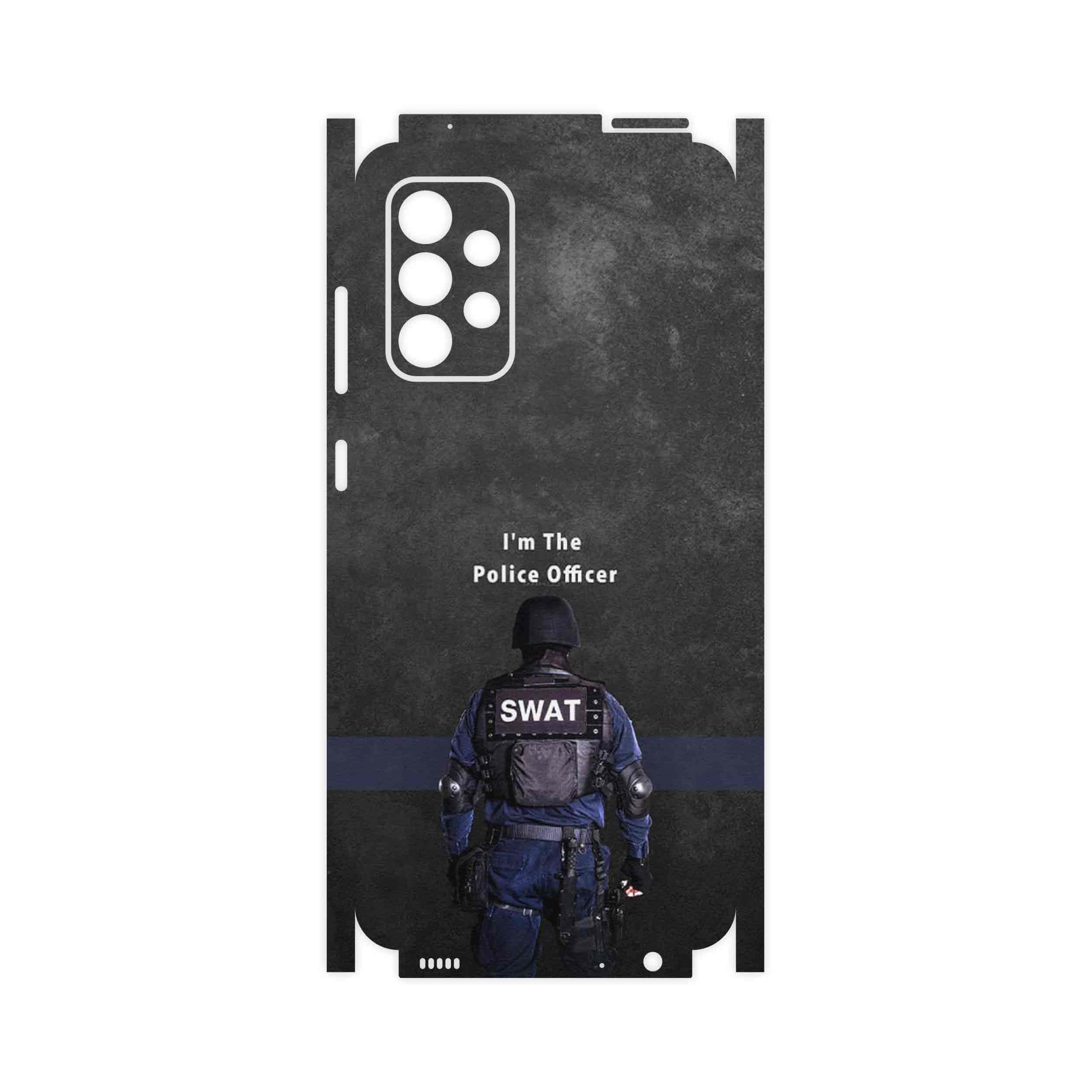 برچسب پوششی ماهوت مدل Police Officer-FullSkin مناسب برای گوشی موبایل سامسونگ Galaxy A72