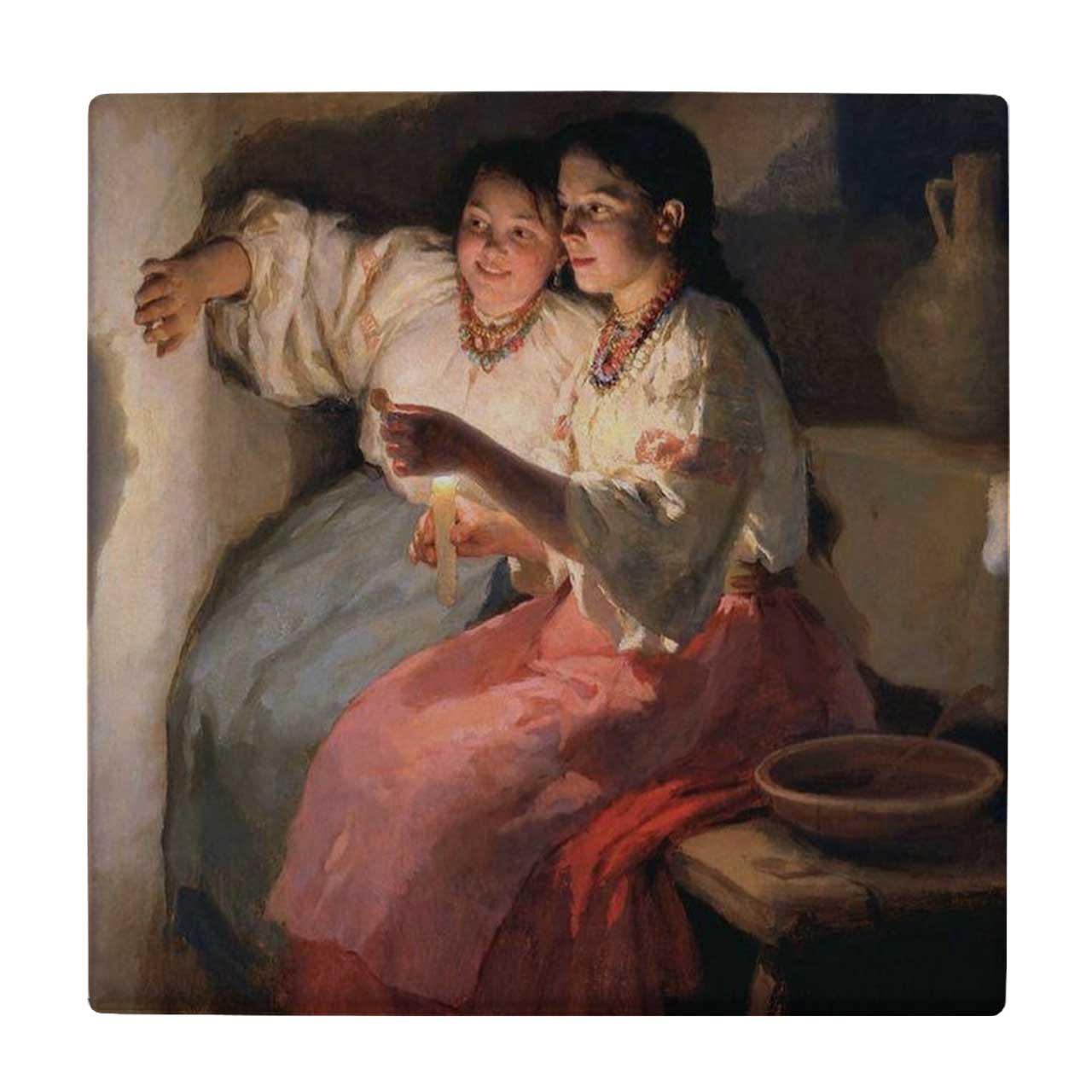 کاشی طرح نقاشی کلاسیک کد wk608