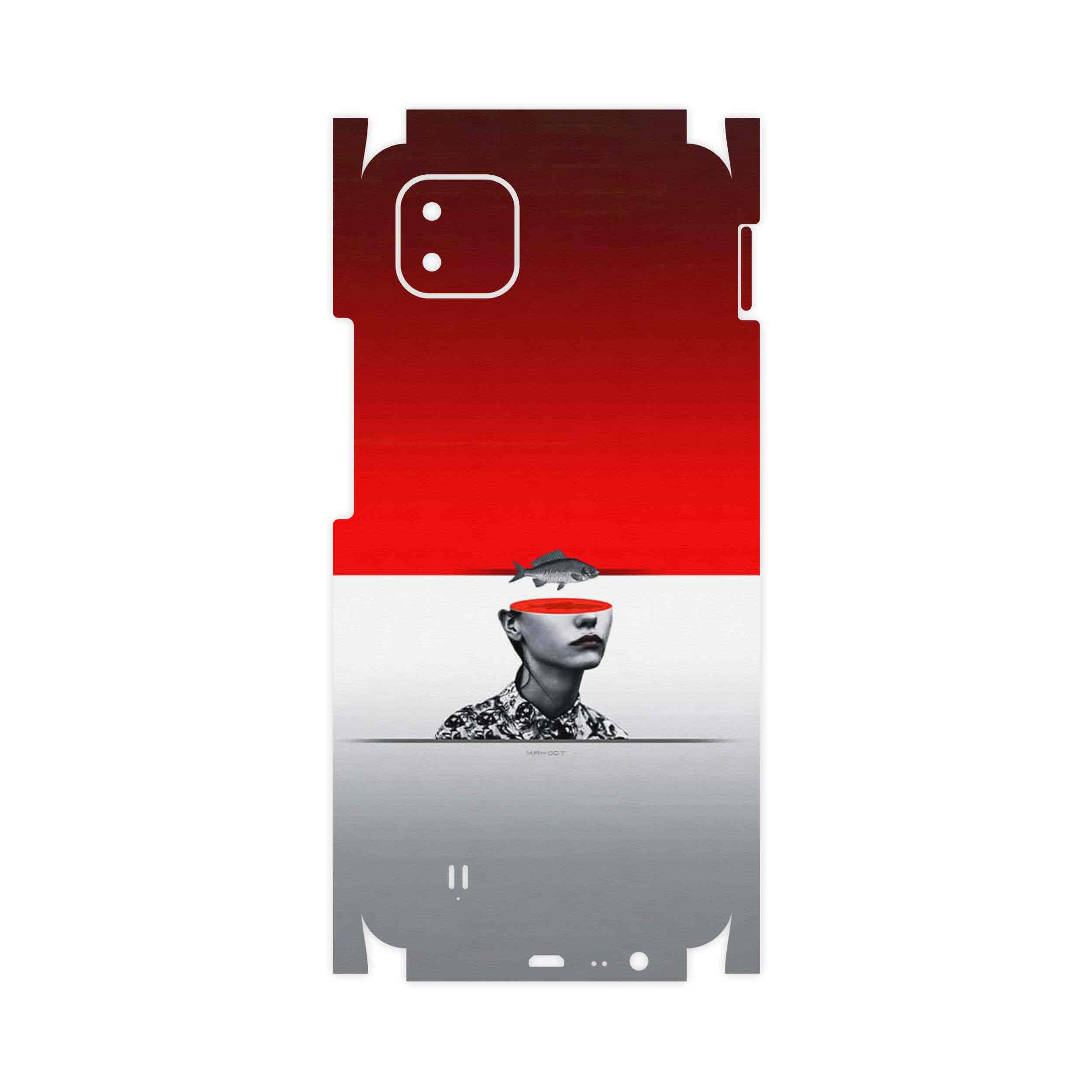 برچسب پوششی ماهوت مدل Collage of surreal Portrait of Women 1-FullSkin مناسب برای گوشی موبایل ریلمی C11 2021