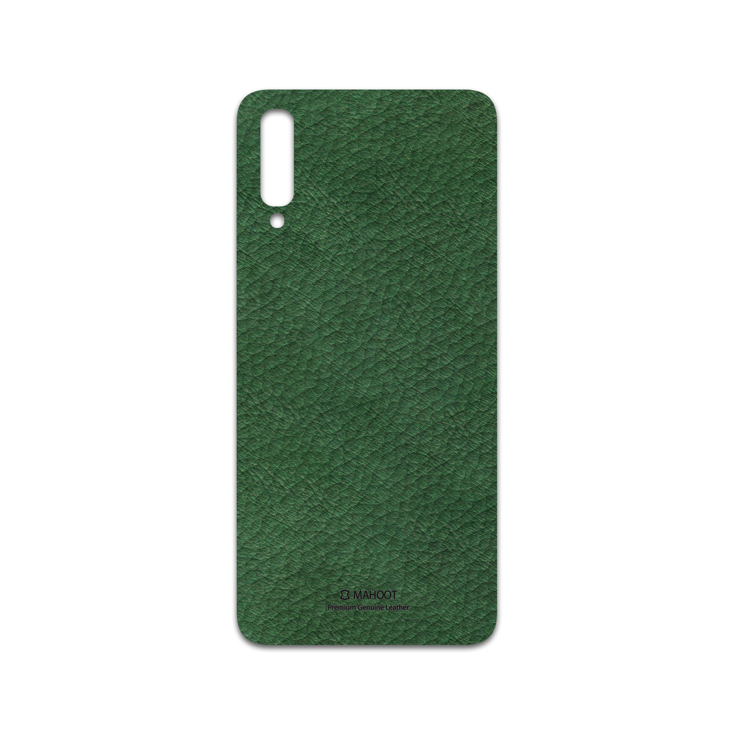 برچسب پوششی ماهوت مدل Green-Leather مناسب برای گوشی موبایل سامسونگ Galaxy A70
