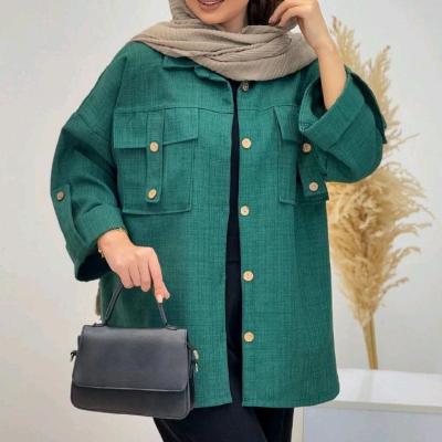 مانتو اسپرت زنانه صوفیا مدل کیمونو استین سهربع