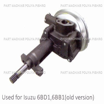 اویل پمپ لیفتراک ایسوزو مدل Isuzu 6BD1,6BB1 old version