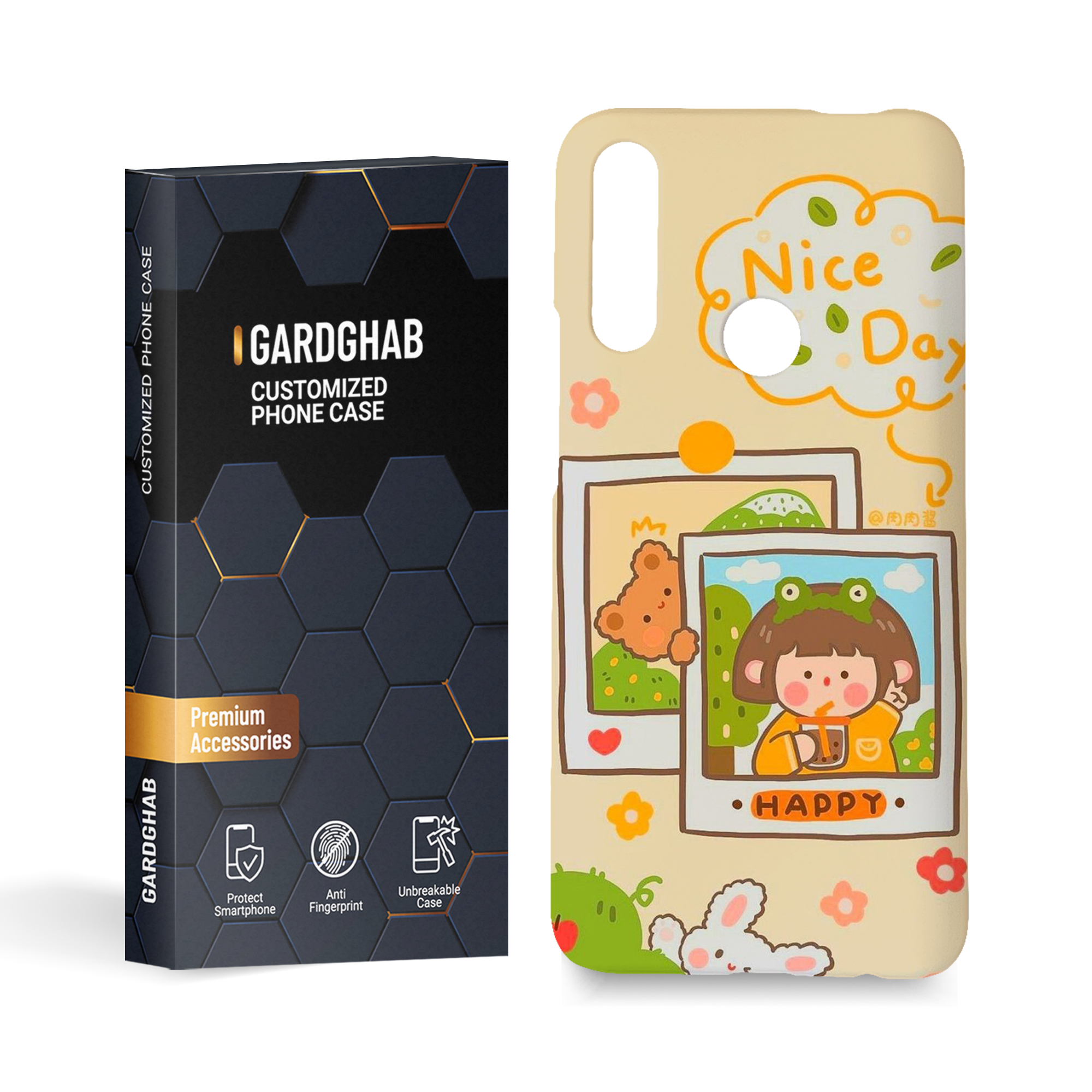 کاور گارد قاب مدل دخترانه مناسب برای گوشی موبایل هوآوی Y9 Prime 2019 / P Smart Z 