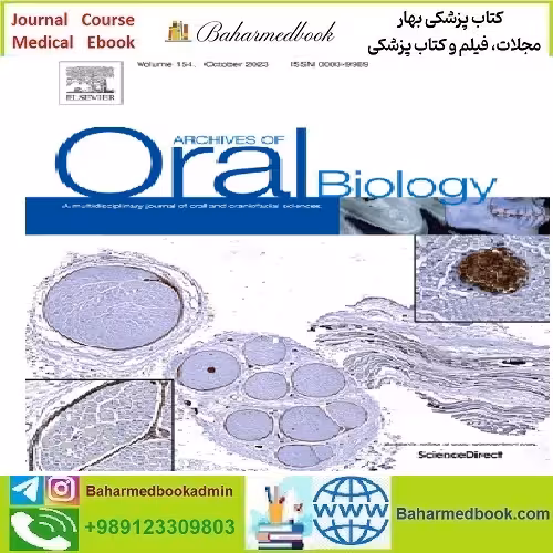 Archives of Oral Biology Volume 147 to 156 2023 TRUE P