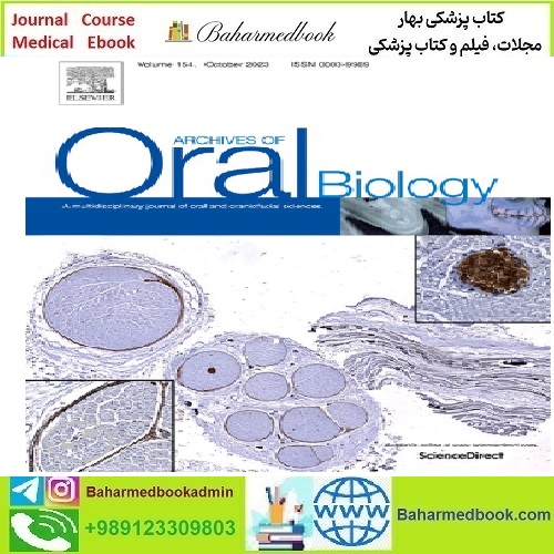 Archives of Oral Biology Volume 147 to 156 2023 TRUE P