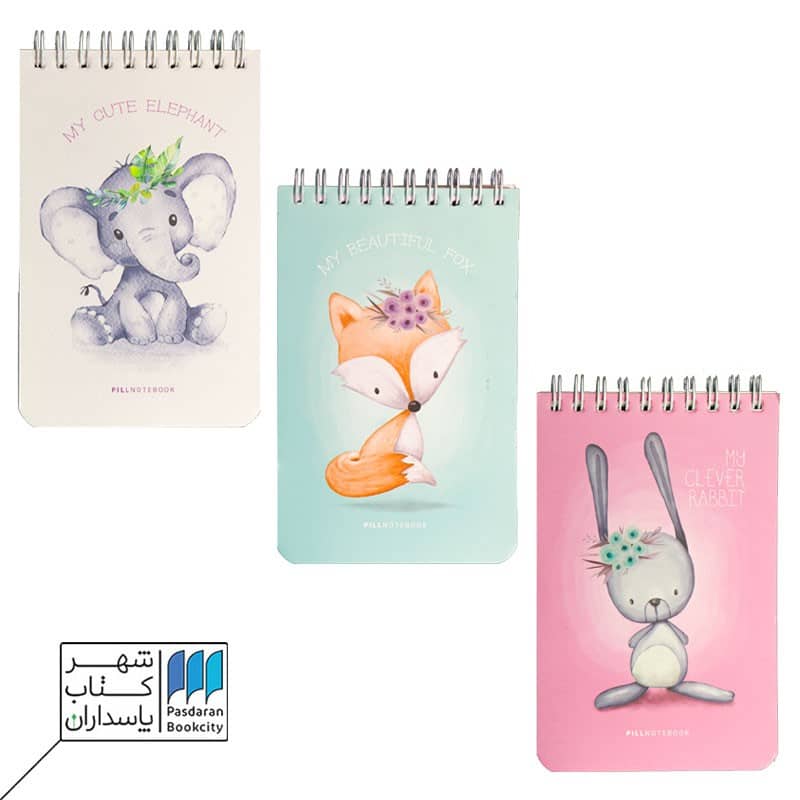 دفتر یادداشت 100 برگ 10*15 پینک