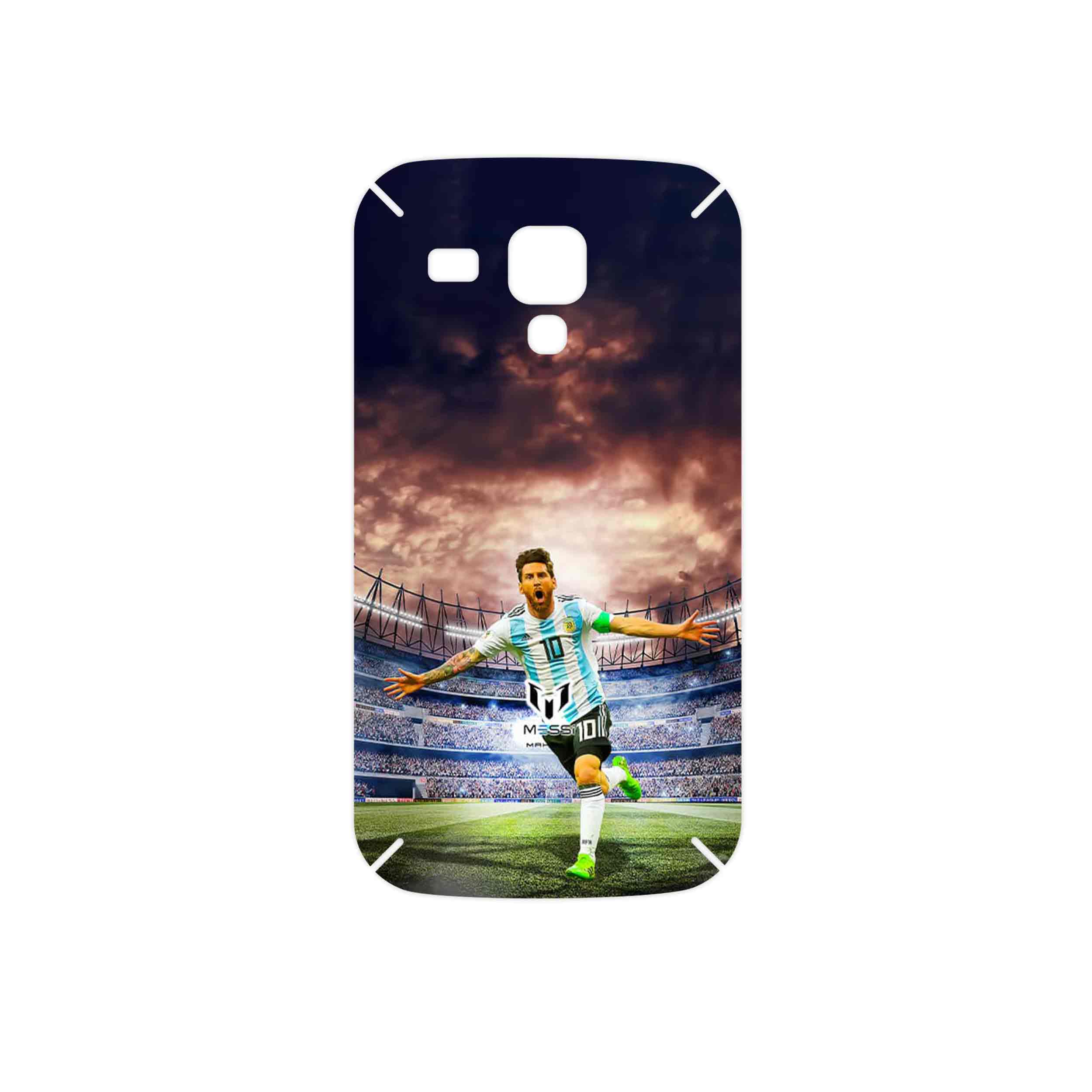 برچسب پوششی ماهوت مدل Lionel Messi 2 مناسب برای گوشی موبایل سامسونگ Galaxy S Duos GT S7562