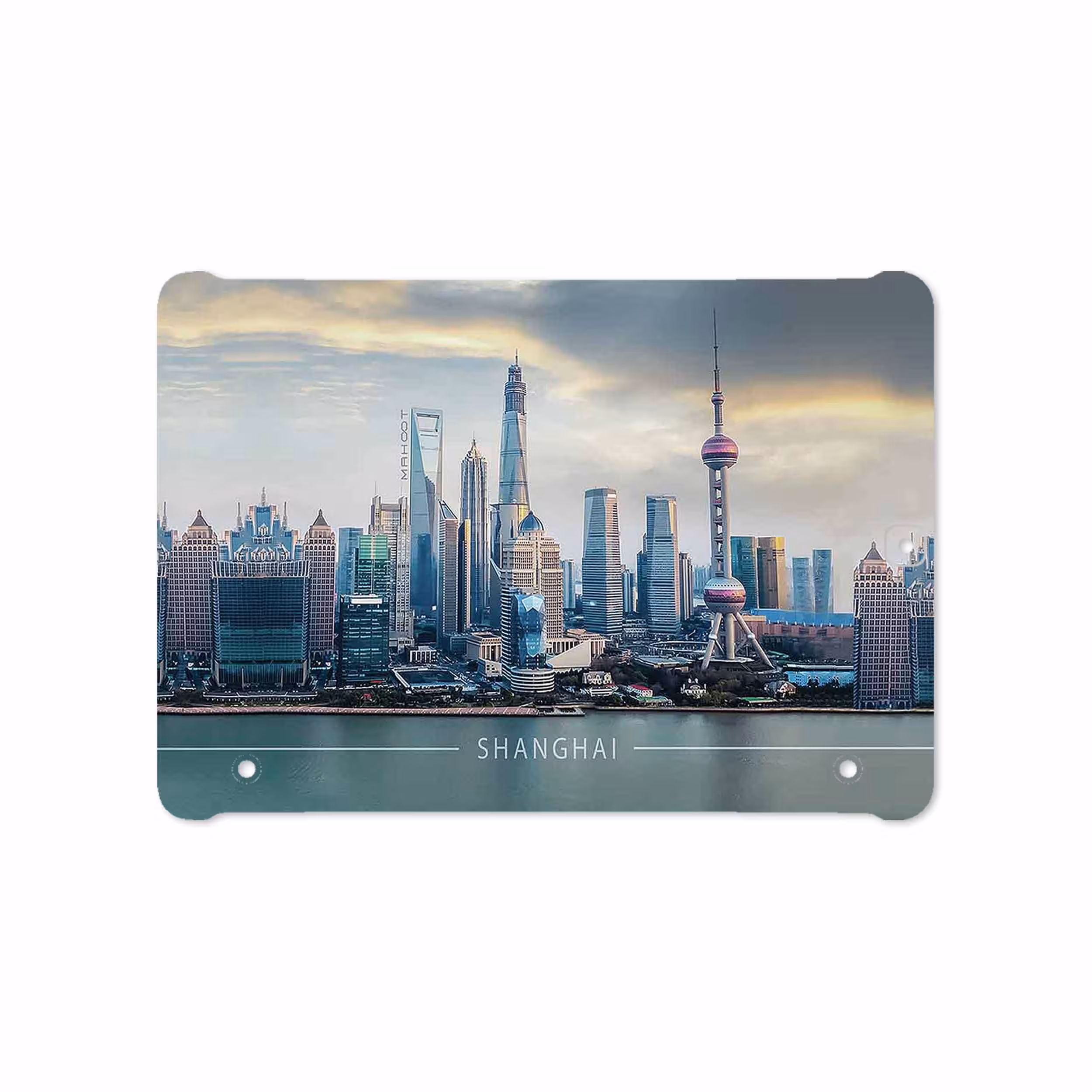 برچسب پوششی ماهوت مدل Shanghai City مناسب برای تبلت سامسونگ Galaxy Tab S2 9.7 2015 T815