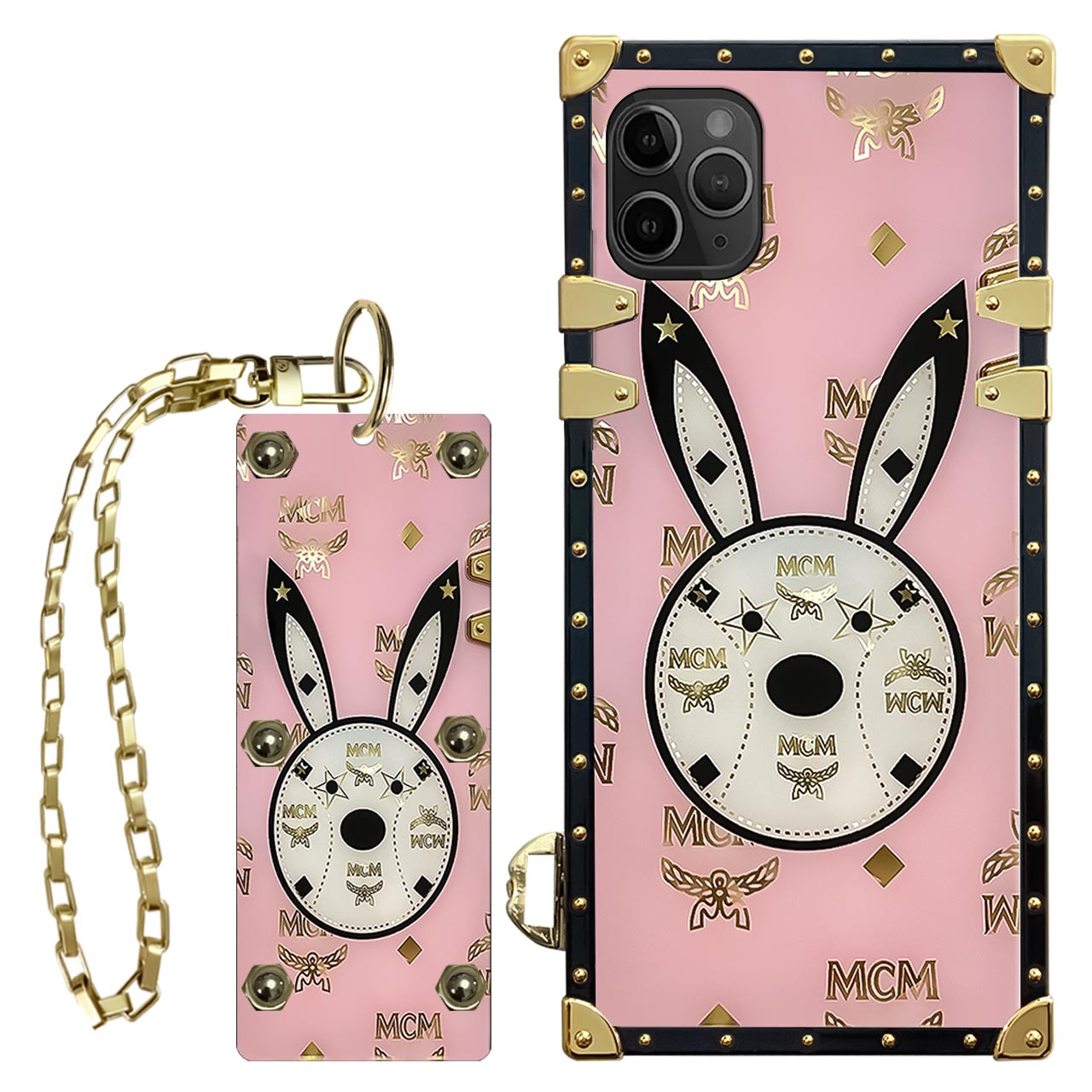 کاور مدل صندوقی کد 0015 مناسب برای گوشی موبایل اپل iPhone 11 Pro Max به همراه آویز