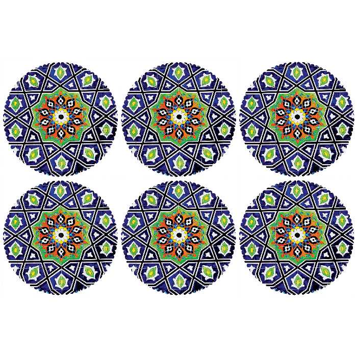 زیربشقابی مدل U2-42420 بسته 6 عددی