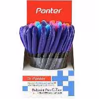 خودکار رنگی پنتر (فروش عمده) 50 عدد خودکار رنگی پنتر نانو آنتی باکتریال مدل Panter DP105 نوک 0.7