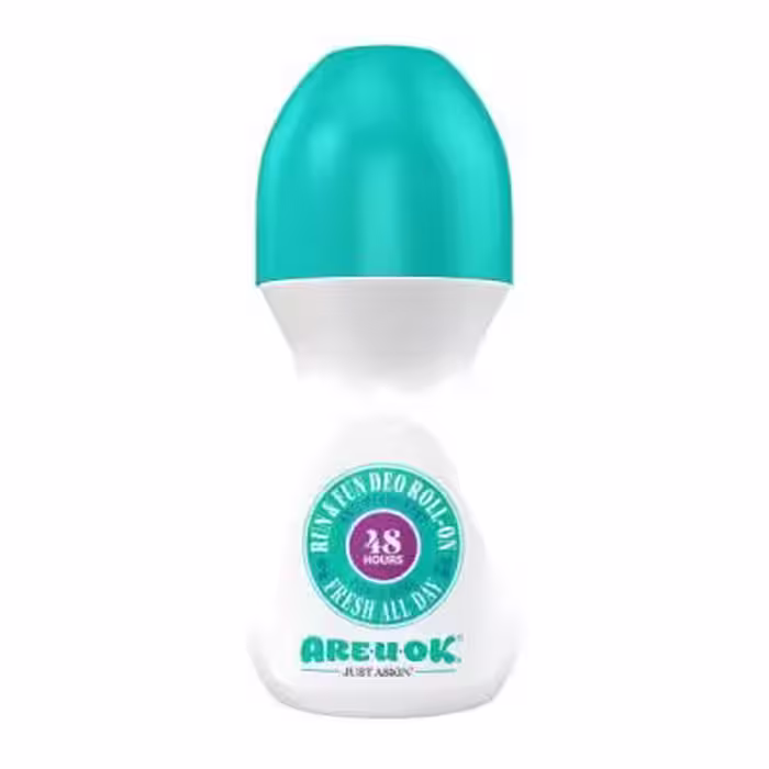 رول ضد تعریق آر یو اوکی مدل run and fun deo roll-on حجم 50 میلی لیتر