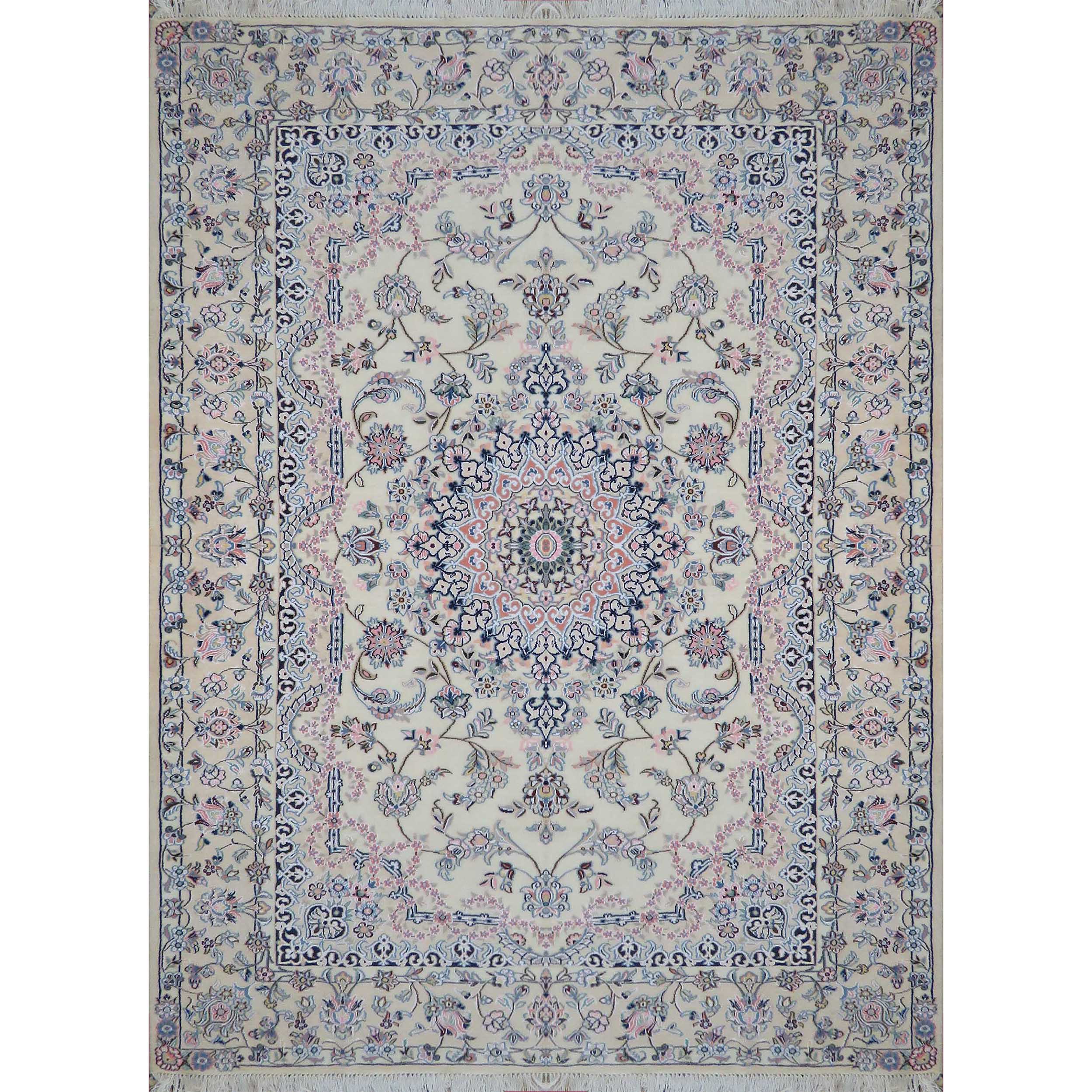 فرش دستبافت چهار متری مدل نایین کد 686