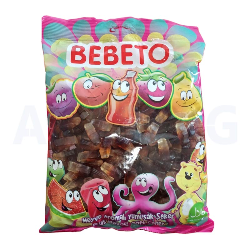 پاستیل نوشابه ای ببتو BEBETO وزن 1 کیلویی