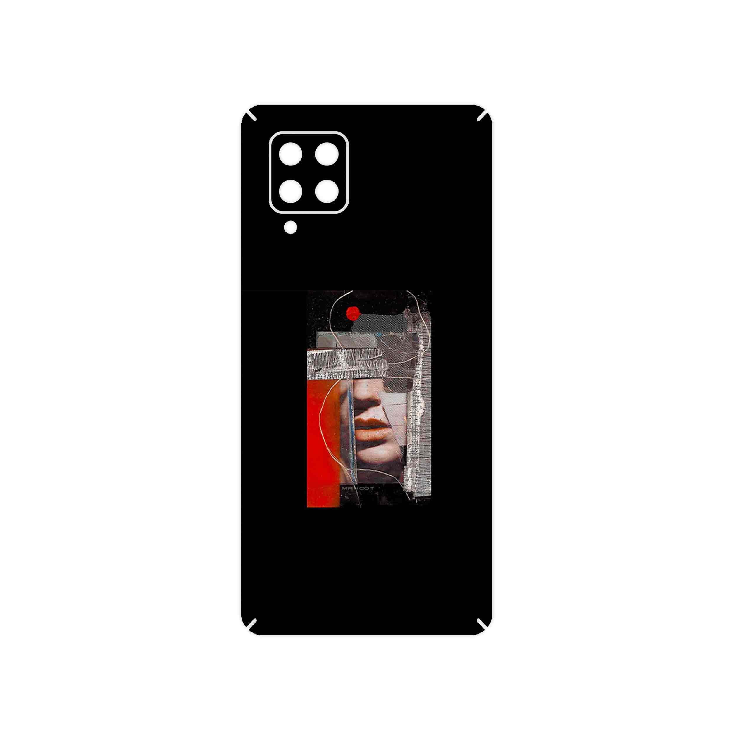 برچسب پوششی ماهوت مدل Collage of Mouth مناسب برای گوشی موبایل سامسونگ Galaxy A42