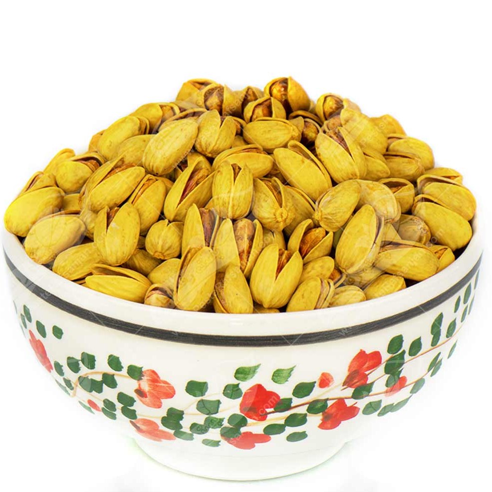 پسته شاهپسند خندان شور  تبرک مغان درجه یک ( سایز درشت ) دامغان یک کیلویی امسال تازه