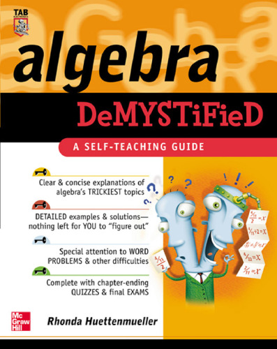 خرید و دانلود نسخه کامل کتاب Algebra demystified