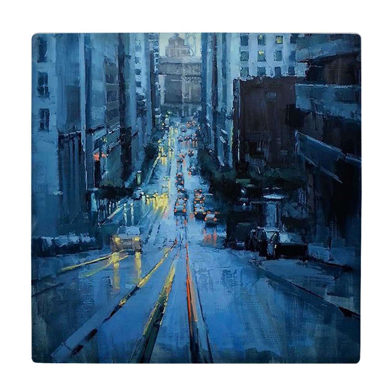 کاشی طرح خیابان بارانی مدل لوحی کد klh1618