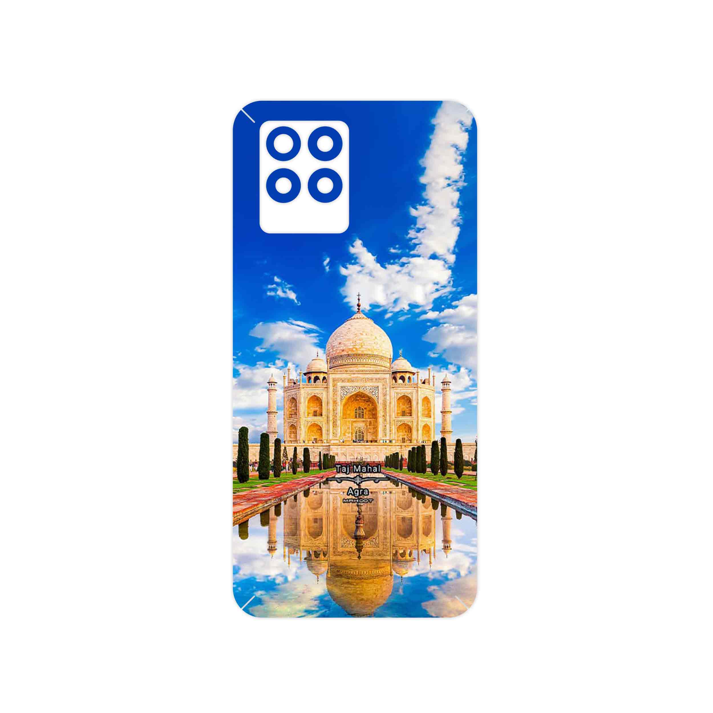 برچسب پوششی ماهوت مدل The Taj Mahal مناسب برای گوشی موبایل ریلمی 8 Pro