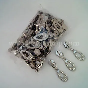 سری زیپ استخوانی سه تکه نقره ای