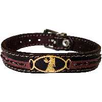 دستبند چرم وارک طرح نماد شهریور مدل پرهام کد rb74