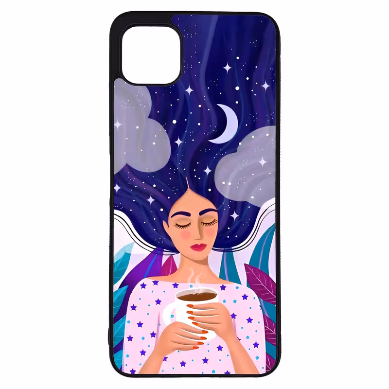 کاور طرح نقاشی دختر کد G-095 مناسب برای گوشی موبایل سامسونگ Galaxy A22 5G | دیجی قاب دونی