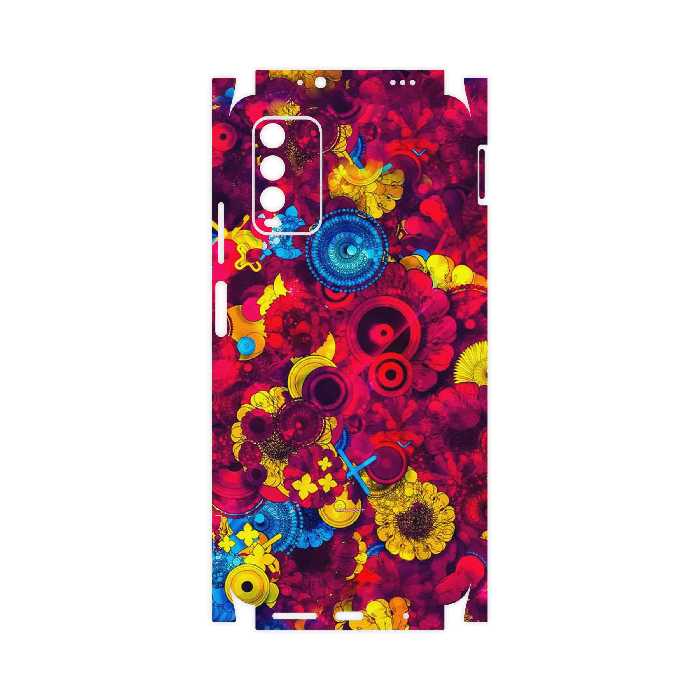برچسب پوششی ماهوت مدل Vector Flower Garden Digital Art-FullSkin مناسب برای گوشی موبایل شیائومی Redmi Note 9 4G