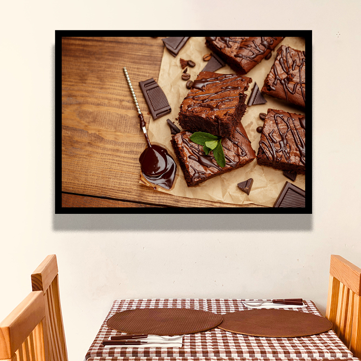 تابلو مدل کیک شکلاتی