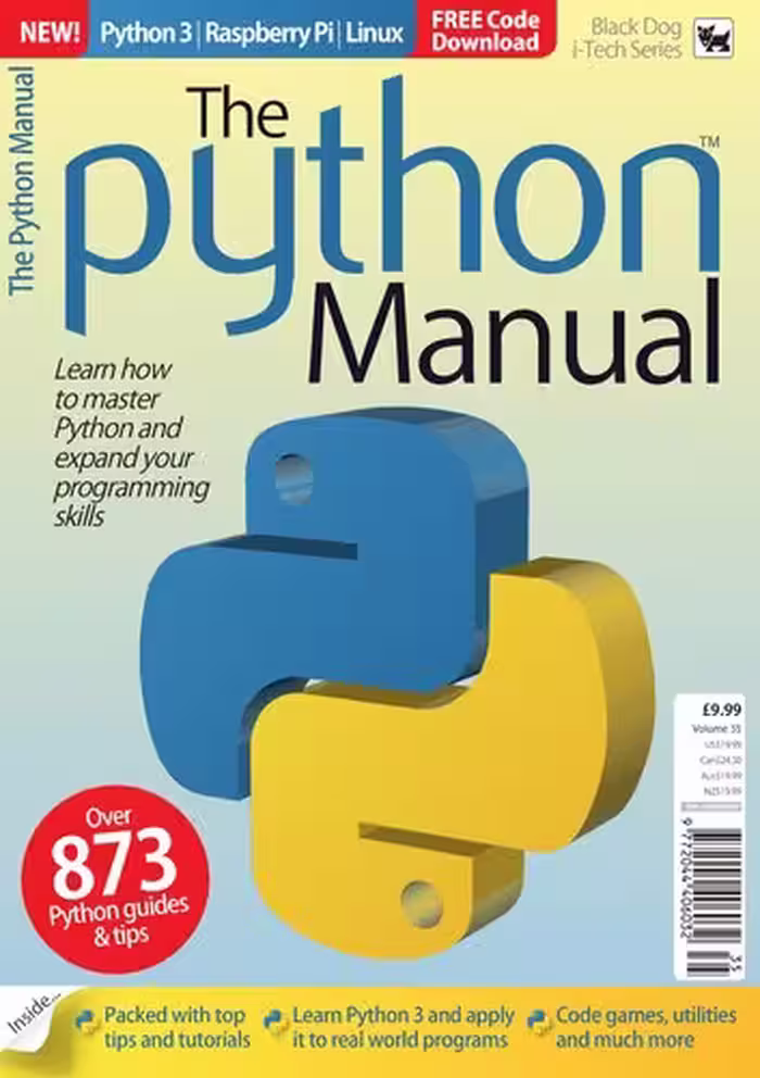 خرید و دانلود نسخه کامل کتاب The Python Manual Issue 35 Summer 2018
